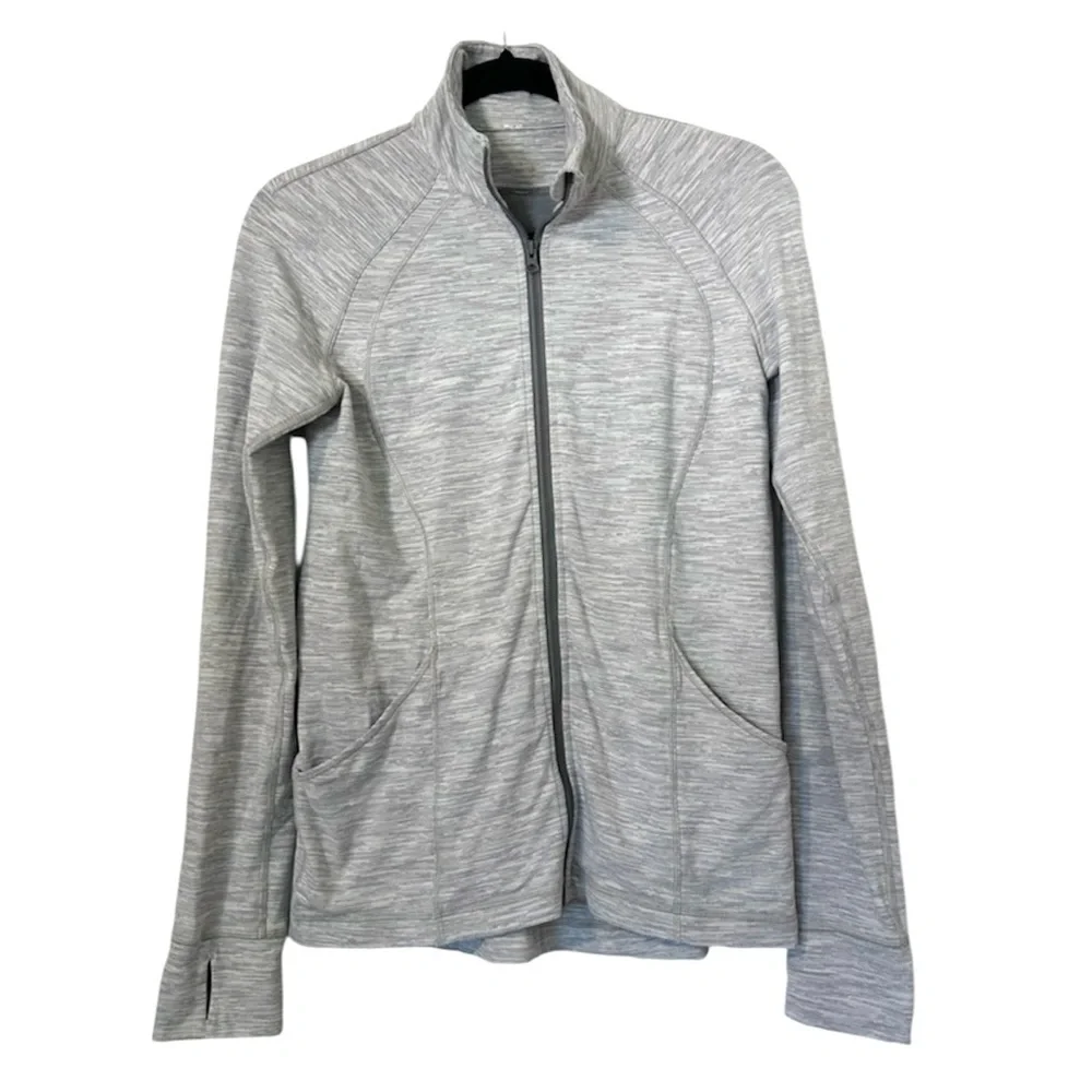 Lululemon Sunshine Salutation Jacket Womens 6 Gray